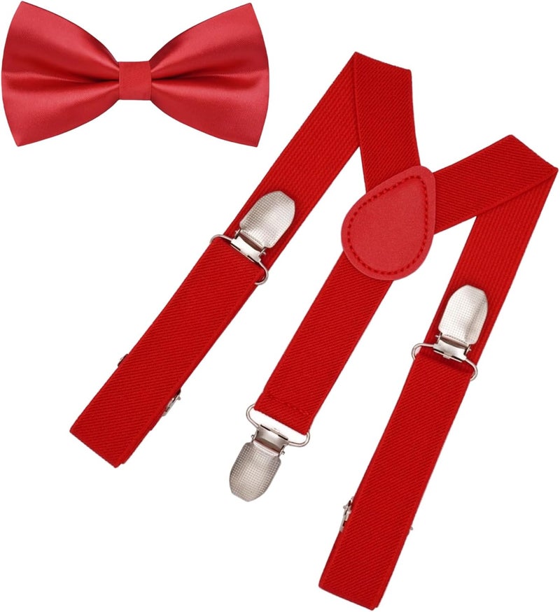 NumRealm Store Child Kids Suspenders Adjustable Y-Shape Elastic Braces with Non-Slip Silicone Pads Suitable for Boys Girls Toddler - Image 1